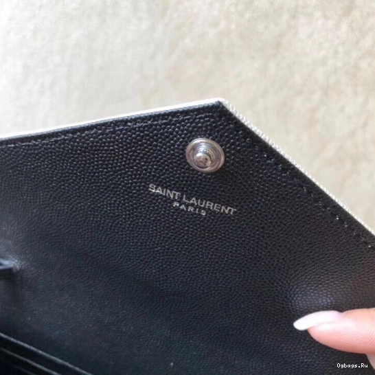 CHAIN MATELASSÉ CASSANDRE WALLET YSL 0808